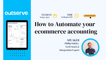 Register for webinar How to automate you ecommerce accounting 19 December 2023